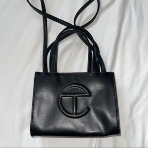 Telfar Small Black Shopping Bag (smallest size)